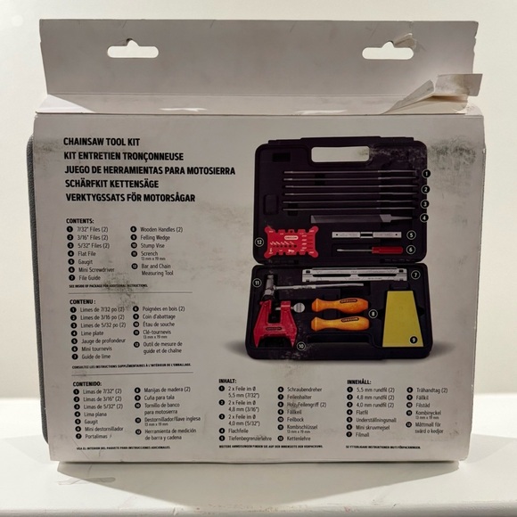 OREGÓN Chain Sharpening Kit - Includes Files, Handles, Depth Gauge & More. NEW - Picture 5 of 5